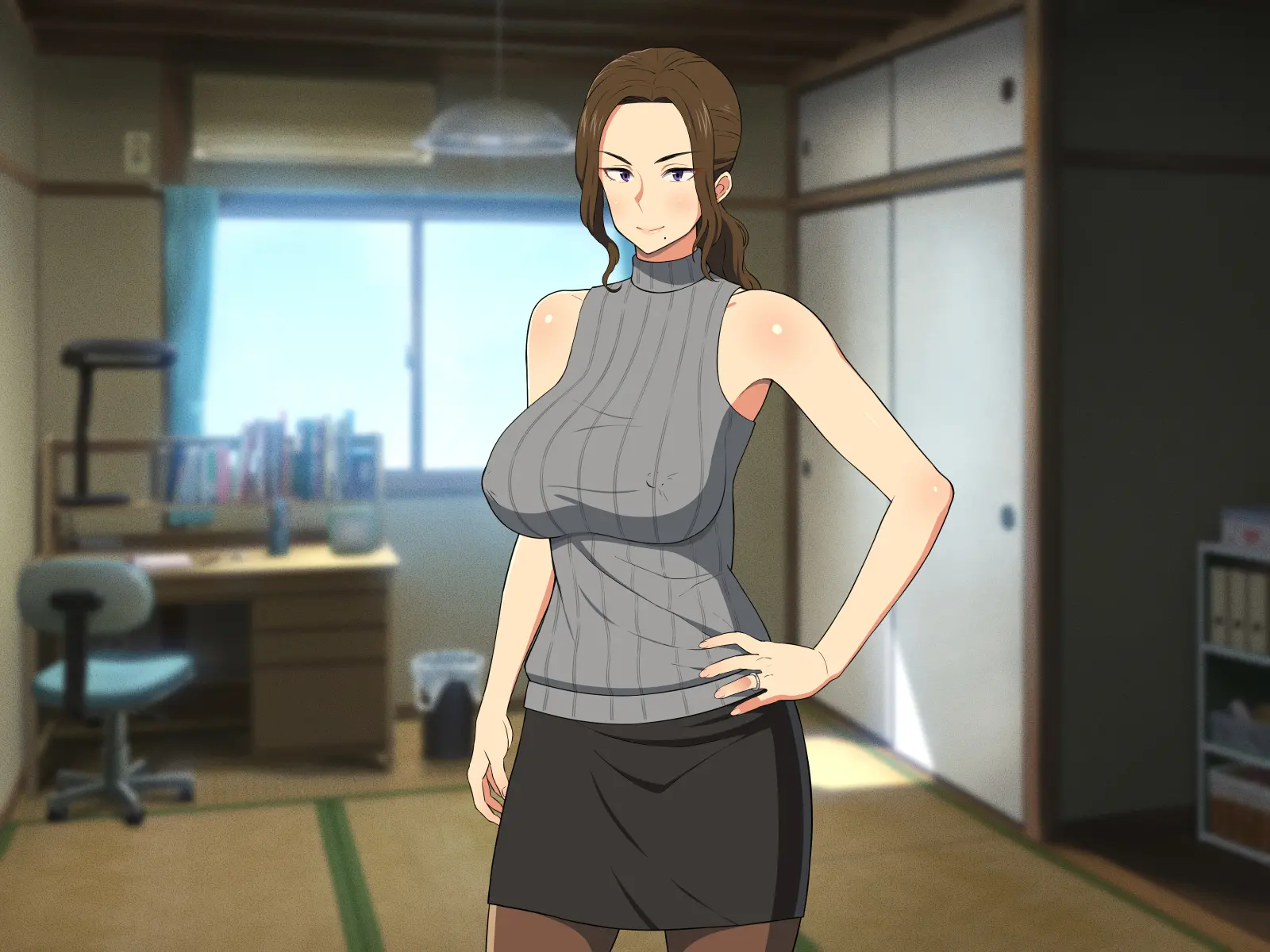 Ore No Kaa-San Ga Muchimuchi Bakunyuu De Gaman Dekinai!| 우리 엄마가 쭉쭉빵빵 폭유라서 참을 수 없어!